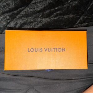 Louis Vuitton Orange Box with Navy Logo
